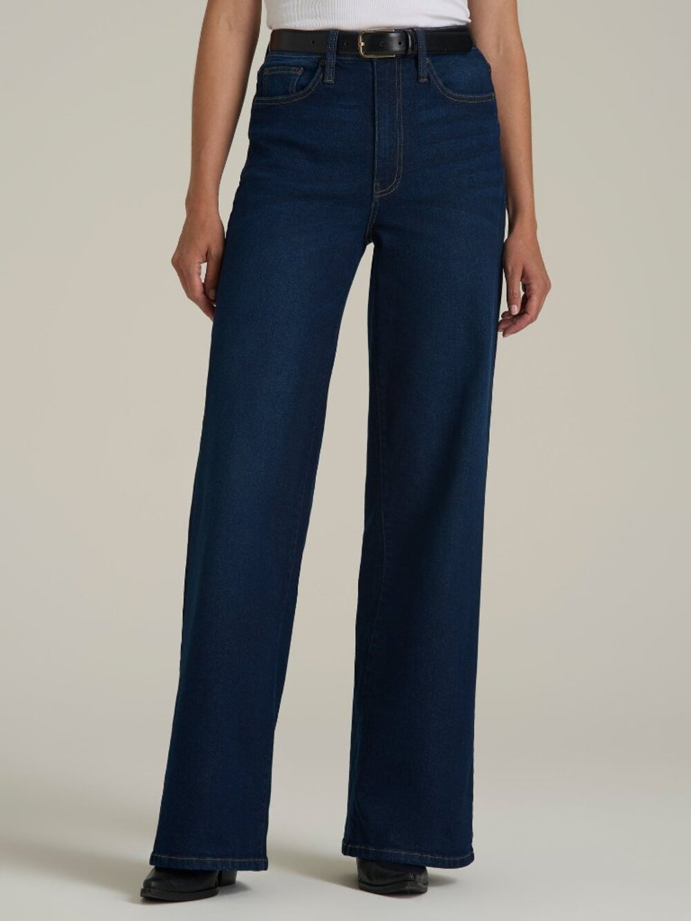 New American Tall Wide Leg Jeans for Tall Women in Indigo Dusk Size 29 / 35